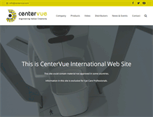Tablet Screenshot of centervue.com